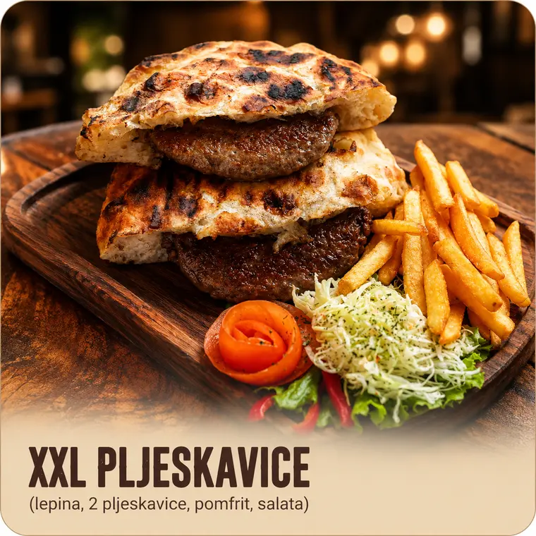 XXL pljeskavice